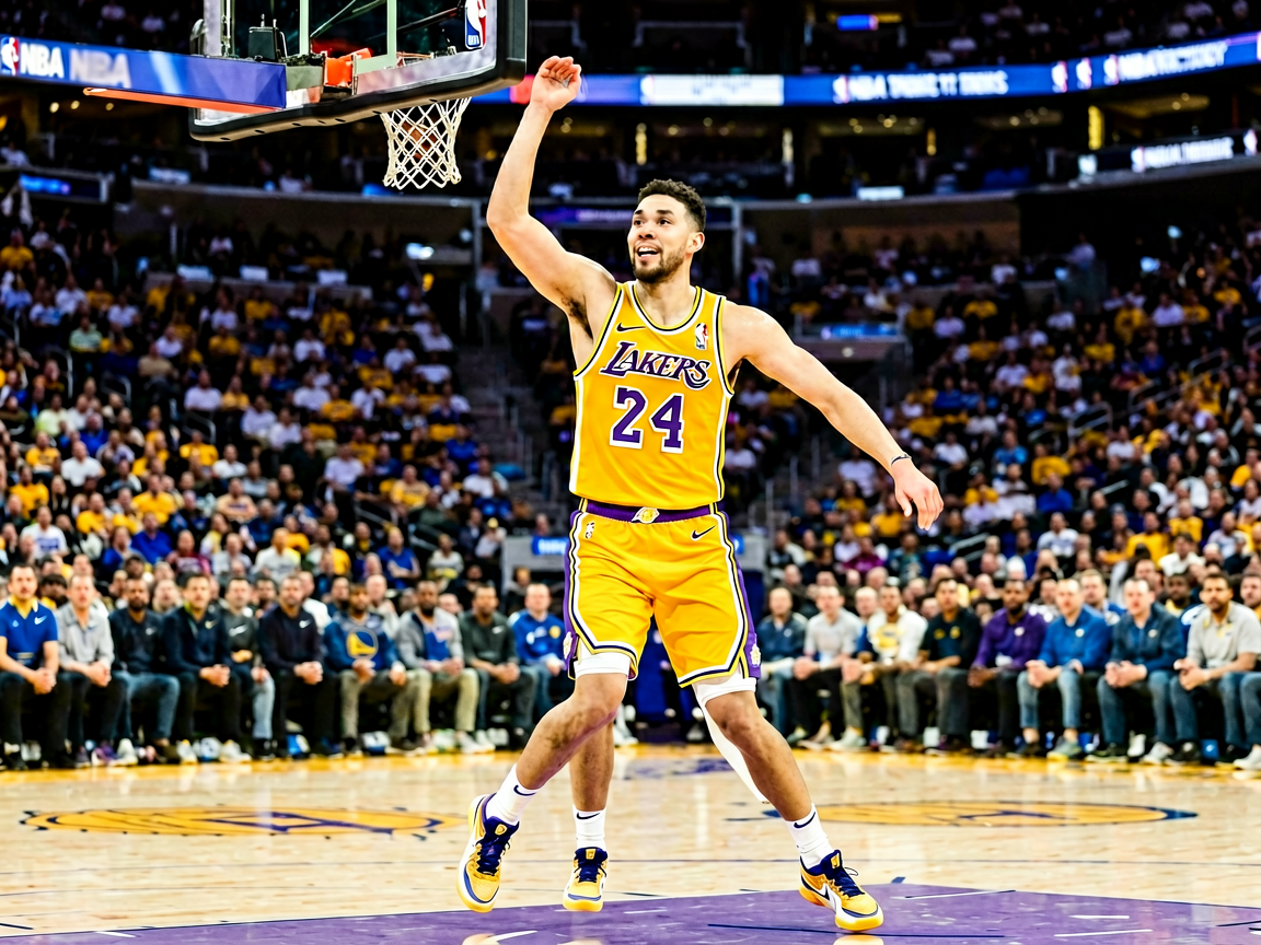 NBA湖人队比赛精彩画面